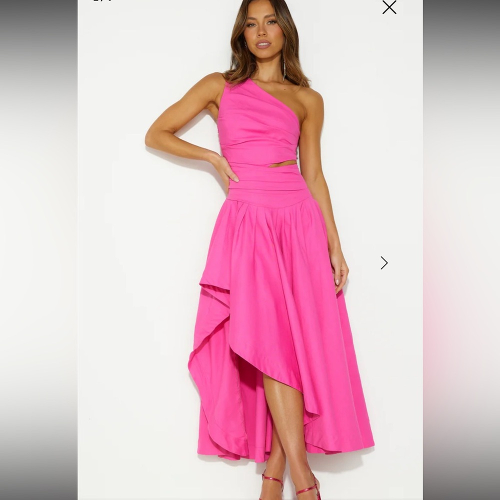 Hello Molly PRIVATE ISLAND TIME MAXI DRESS PINK Sz XL